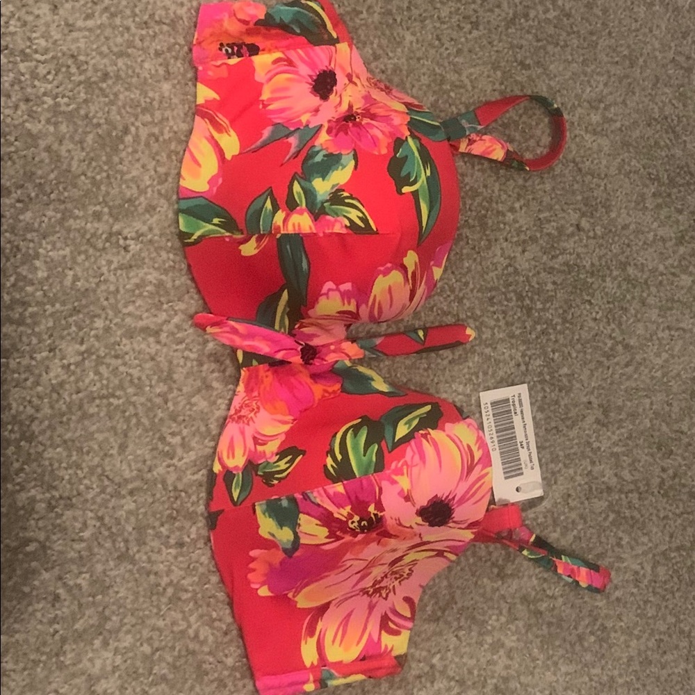 Floral Bathing Suit Top
